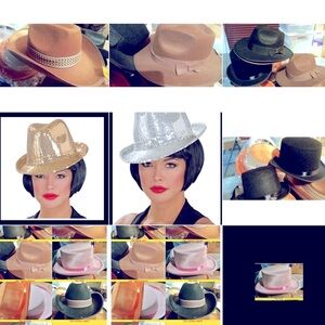 Stylish Hat Collection Various Colors TOP HATS FENDORAS NEW